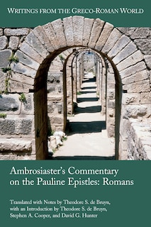 Front cover_Ambrosiaster's Commentary on the Pauline Epistles