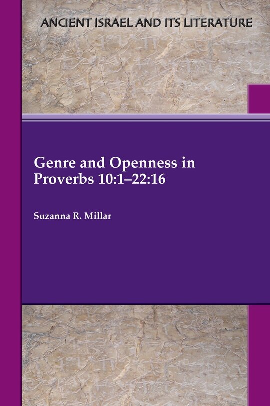 Front cover_Genre and Openness in Proverbs 10
