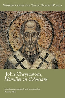 Front cover_John Chrysostom, Homilies on Colossians