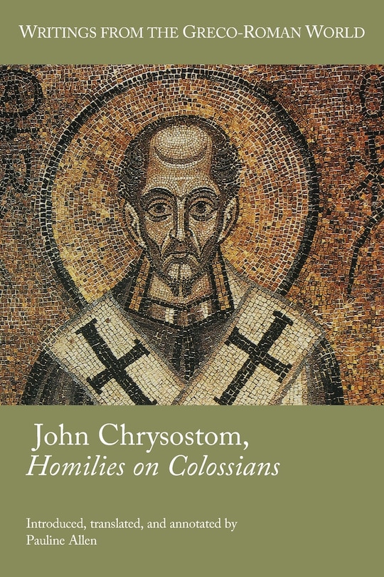 Front cover_John Chrysostom, Homilies on Colossians