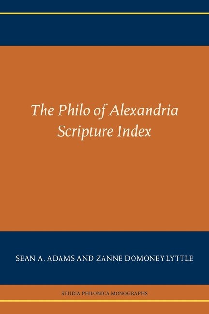 Front cover_The Philo of Alexandria Scripture Index