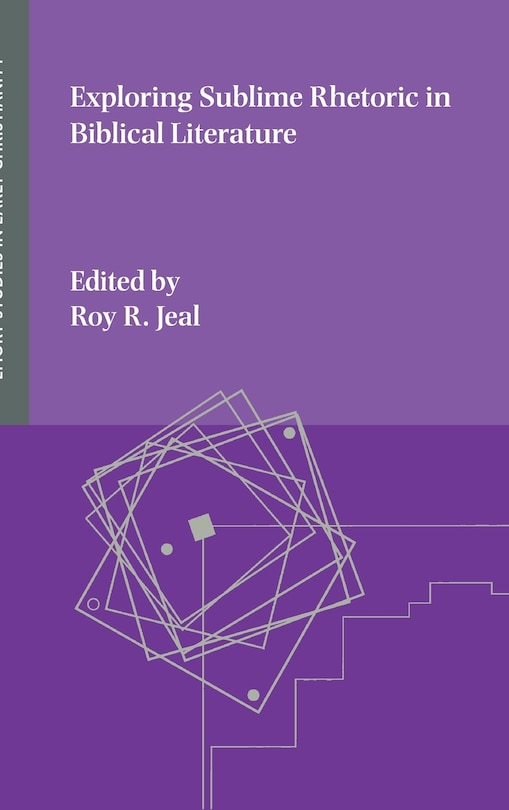 Front cover_Exploring Sublime Rhetoric in Biblical Literature