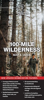 Front cover_100-Mile Wilderness Map & Guide