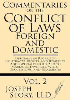 Front cover_Commentaries on the Conflict of Laws