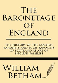 Front cover_The Baronetage of England