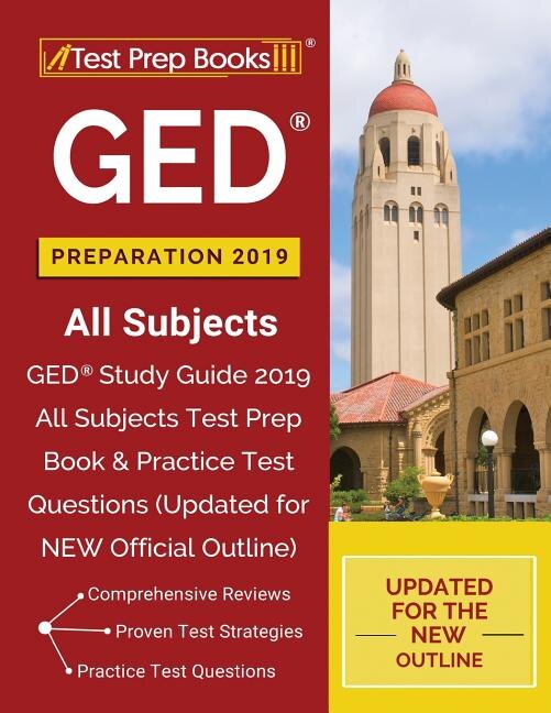 Front cover_GED Preparation 2019 All Subjects