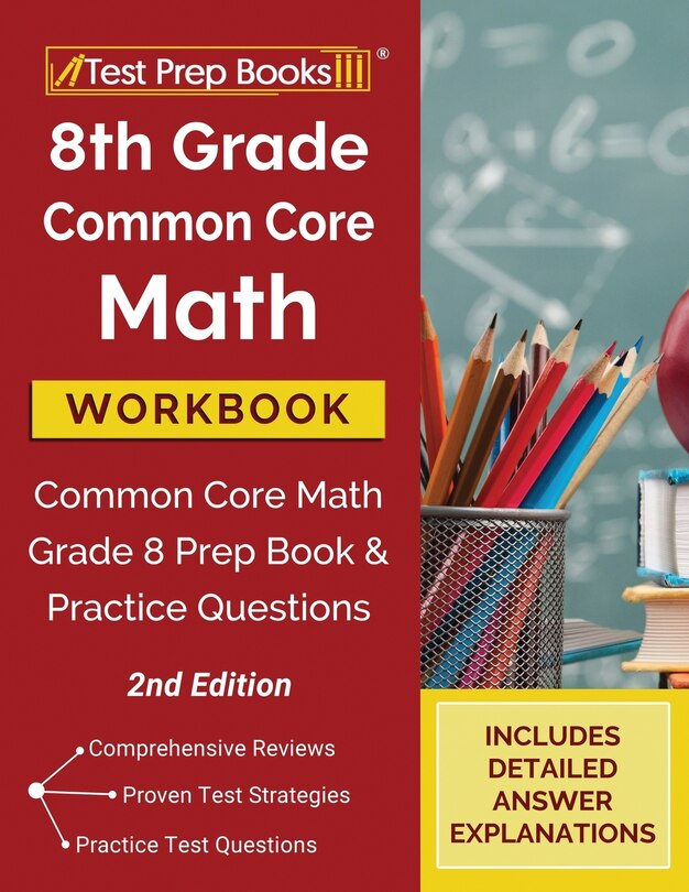 Front cover_8th Grade Common Core Math Workbook