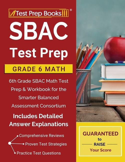 Couverture_Sbac Test Prep Grade 6 Math