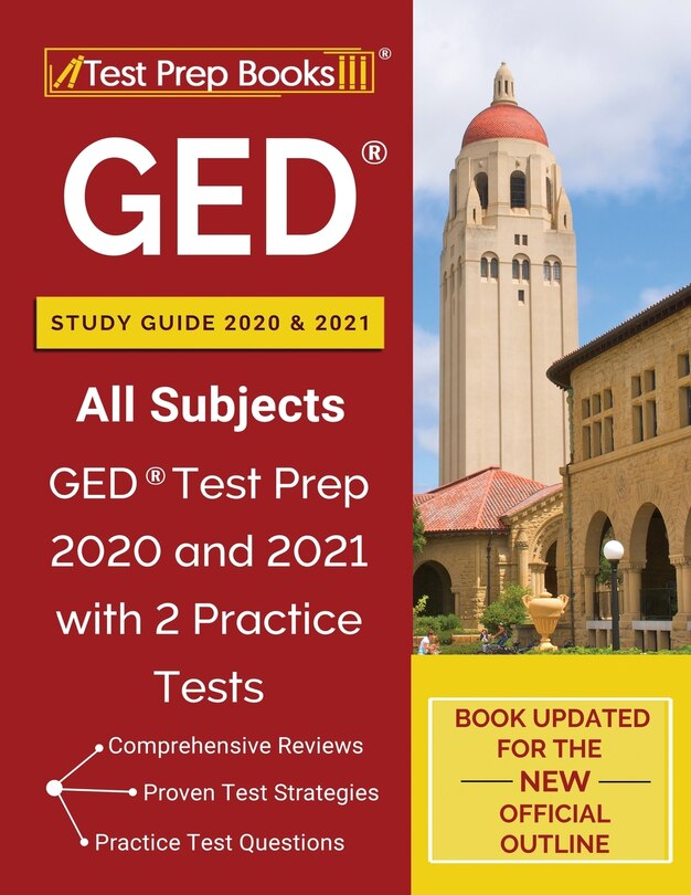 Front cover_GED Study Guide 2020 and 2021 All Subjects