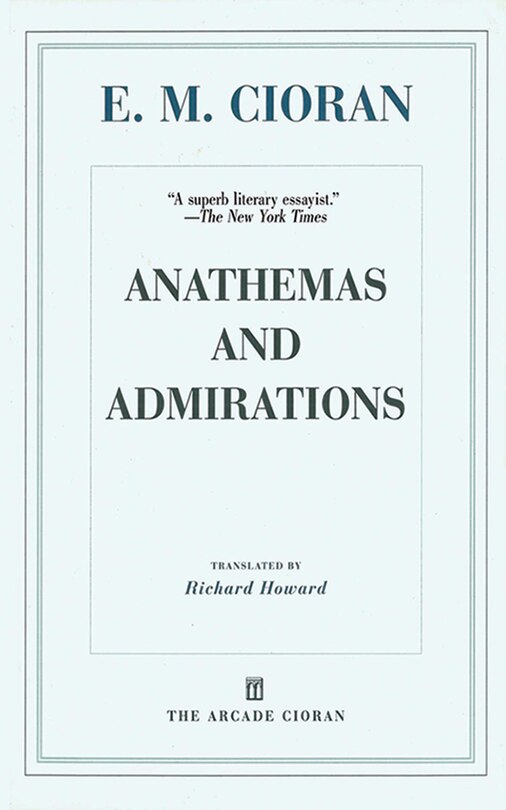 Front cover_Anathemas And Admirations
