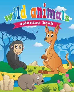 Couverture_Wild Animals Coloring Book