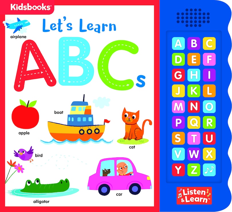 Front cover_27-Button Sound Book Let's Learn ABCs
