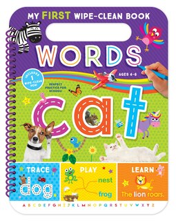 Front cover_My First Wipe Clean Words