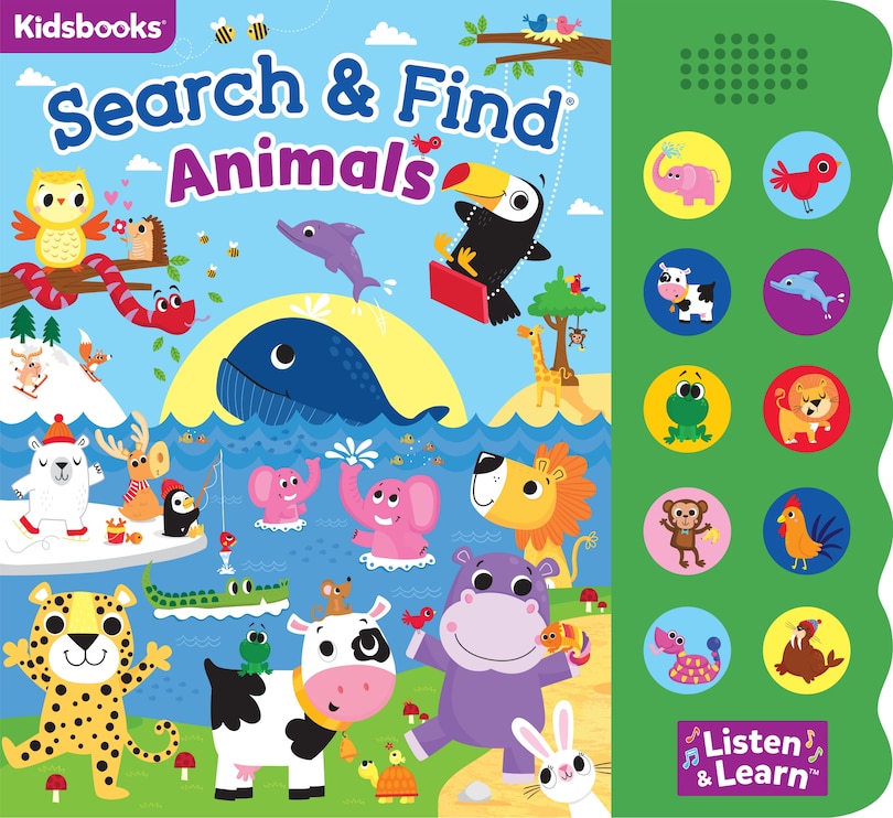 Couverture_Search & Find: Animals