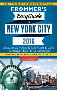 Front cover_Frommer's Easyguide To New York City 2016