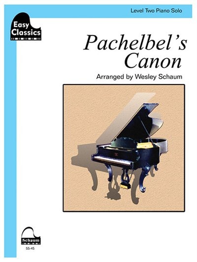 Pachelbel's Canon: Schaum Easy Classics Level 2 Piano Solo Sheet