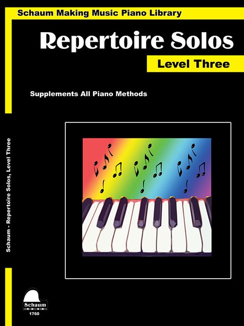 Repertoire Solos Level 3: Making Music Piano Library Early Intermediate Level