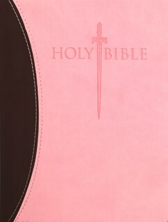 Kjver Sword Study Bible Personal Size Large Print Chocolate Pink Ultrasoft: King James Version Easy Read