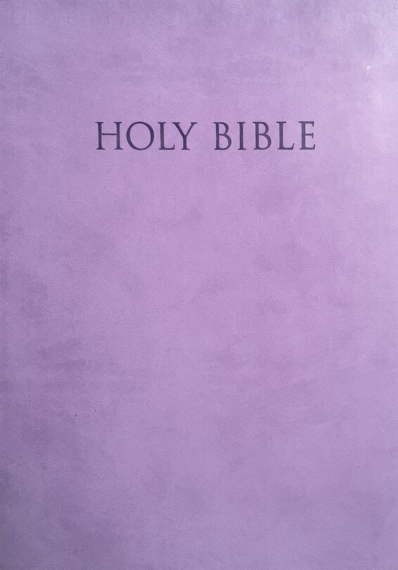 Kjver Thinline Bible Large Print Purple Ultrasoft: King James Version Easy Read