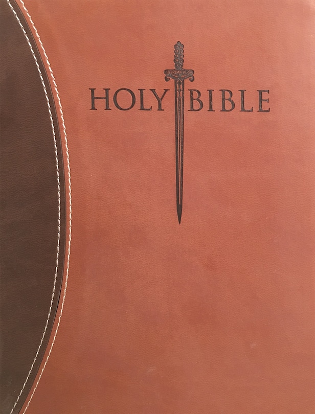 Kjver Thinline Bible Large Print Dark Brown Light Brown Ultrasoft: King James Version Easy Read