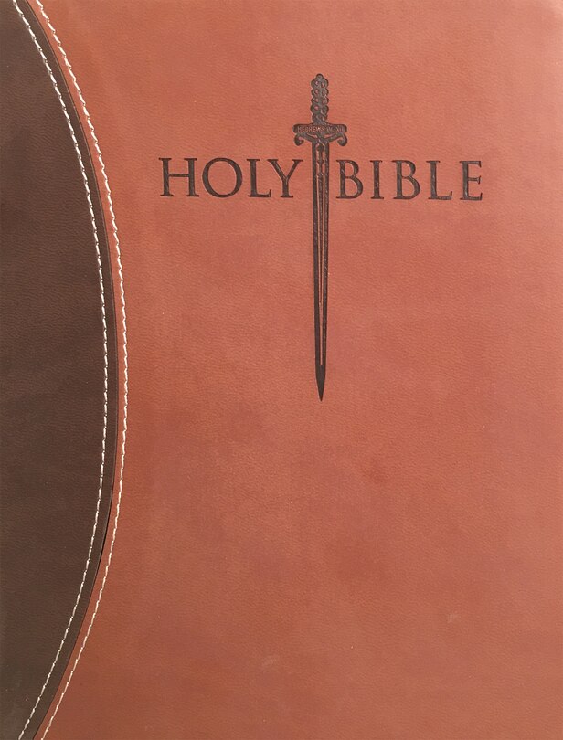 Kjv Sword Study Bible Personal Size Large Print Dark Brown Light Brown Ultrasoft Indexed