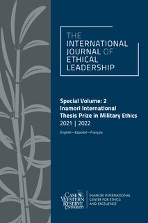 Couverture_International Journal of Ethical Leadership Special Edition, Volume 2