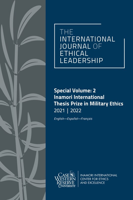 Couverture_International Journal of Ethical Leadership Special Edition, Volume 2