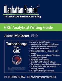 Front cover_Manhattan Review GRE Analytical Writing Guide
