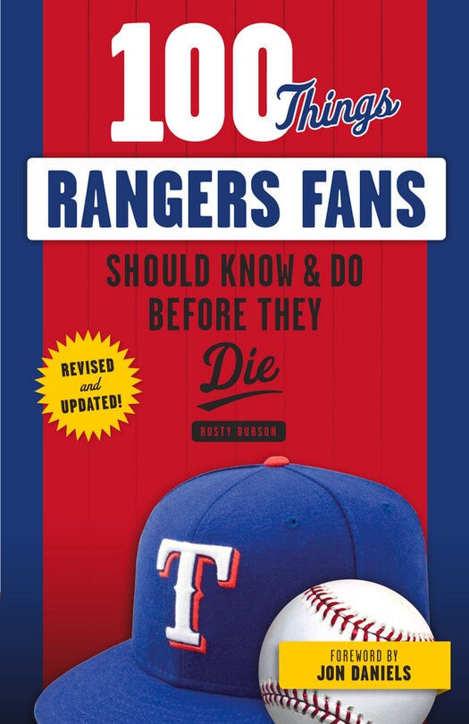 Front cover_100 Things Rangers Fans Should Know & Do Before They Die