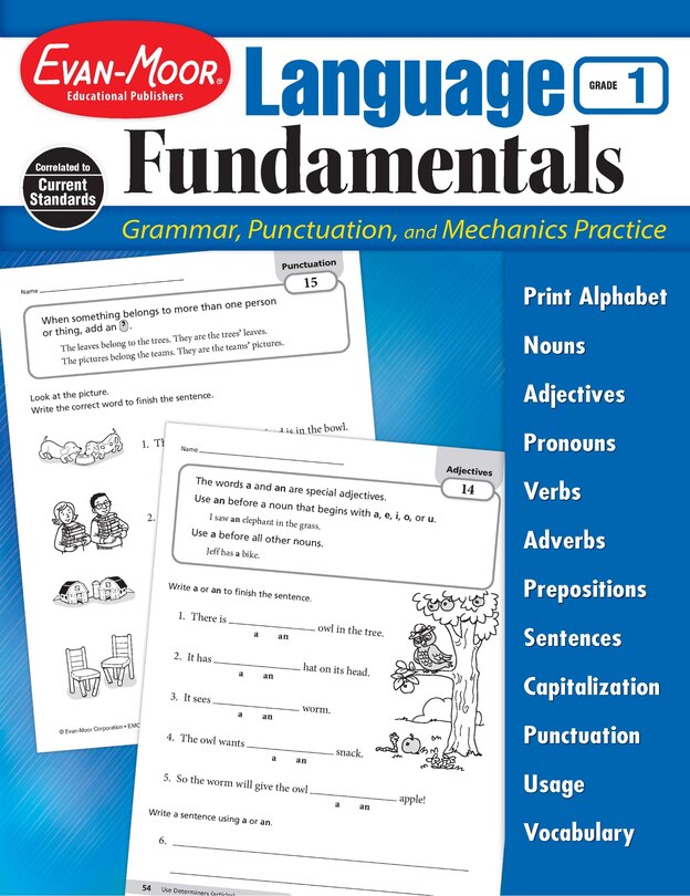 Front cover_Language Fundamentals, Grade 1 Teacher Resource