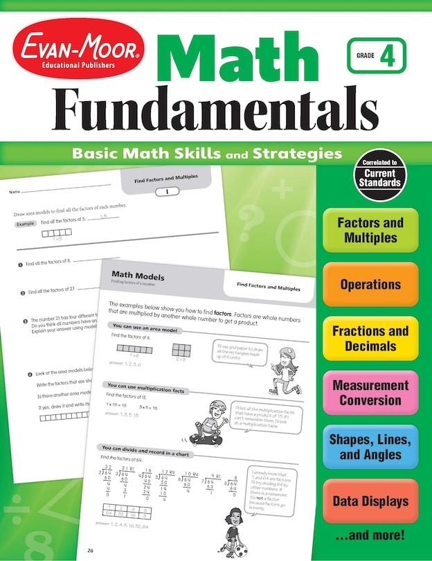Front cover_Math Fundamentals, Grade 4 Teacher Resource