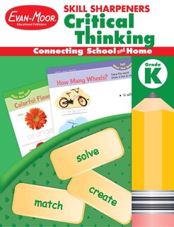 Front cover_Skill Sharpeners: Critical Thinking, Kindergarten Workbook