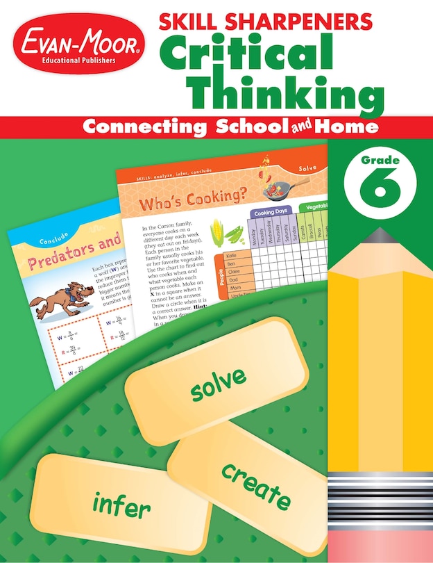 Skill Sharpeners: Critical Thinking, Grade 6 Workbook