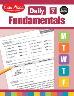 Front cover_Daily Fundamentals, Grade 2 Teacher Edition