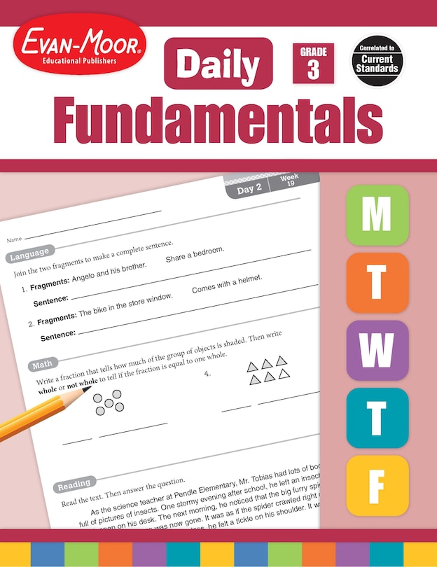 Front cover_Daily Fundamentals, Grade 3 Teacher Edition