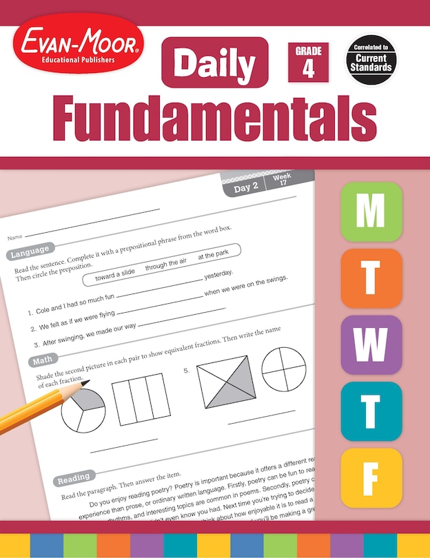 Front cover_Daily Fundamentals, Grade 4 Teacher Edition