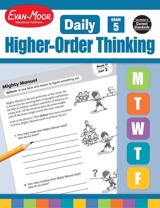 Front cover_Daily Higher-Order Thinking, Grade 5 Teacher Edition