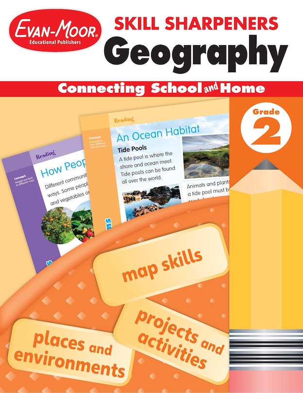 Front cover_Skill Sharpeners: Geography, Grade 2 Workbook