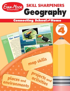 Front cover_Skill Sharpeners: Geography, Grade 4 Workbook