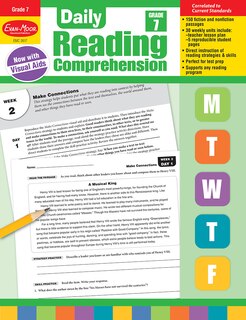 Front cover_Daily Reading Comprehension, Grade 7 Teacher Edition