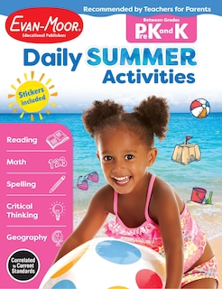 Front cover_Daily Summer Activities: Between Prek and Kindergarten, Prek - K Workbook