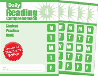 Couverture_Daily Reading Comprehension, Grade 4 Student Edition Workbook (5-pack)