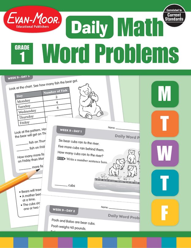 Couverture_Daily Word Problems Math, Grade 1 Teacher Edition