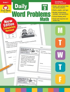 Couverture_Daily Word Problems Math, Grade 3 Teacher Edition