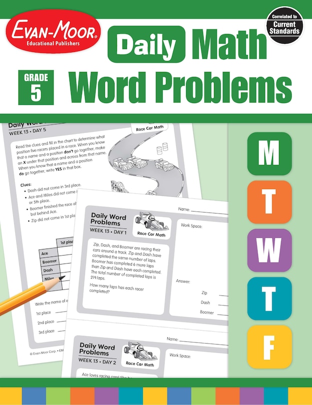 Couverture_Daily Word Problems Math, Grade 5 Teacher Edition