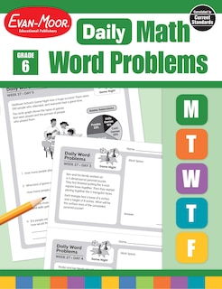 Front cover_Daily Word Problems Math, Grade 6 Teacher Edition