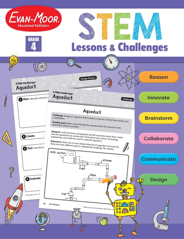 Front cover_STEM Lessons and Challenges, Grade 4 Teacher Resource