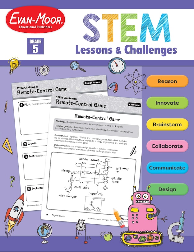 Front cover_STEM Lessons and Challenges, Grade 5 Teacher Resource
