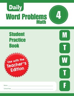 Front cover_Daily Word Problems Math, Grade 4 Student Workbook