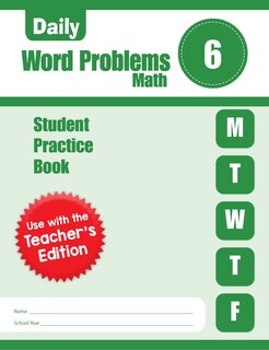 Front cover_Daily Word Problems Math, Grade 6 Student Workbook